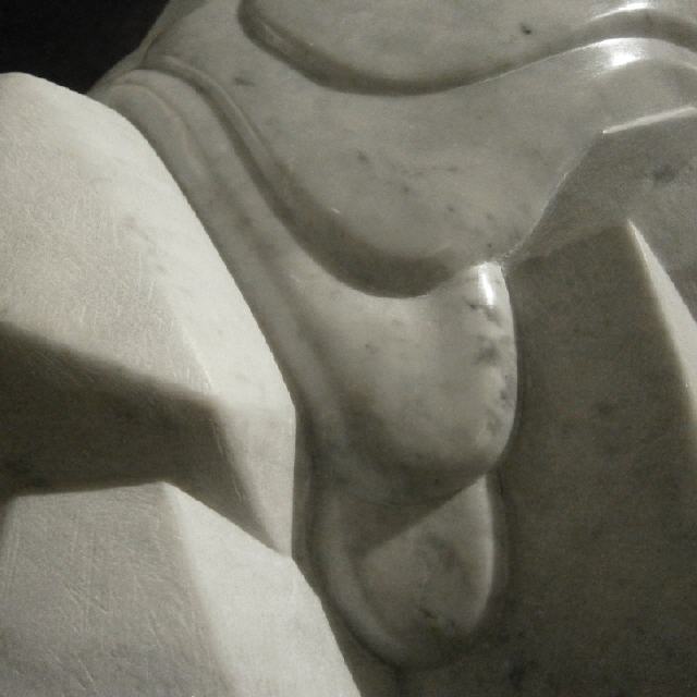 Skulptur Relation #1, Marmor (Carrara)