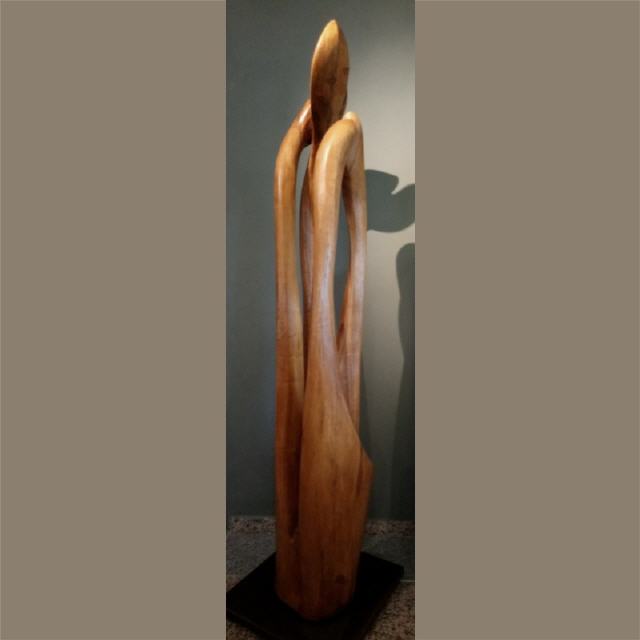 Berührung #2 / 2019 / Holz (Ahorn), geölt / H190 cm / RW528