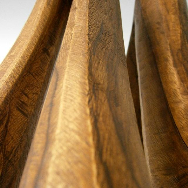 Ber&uuml;hrung #3 / 2019 / Holz (Ahorn), ge&ouml;lt / H123 cm / RW537