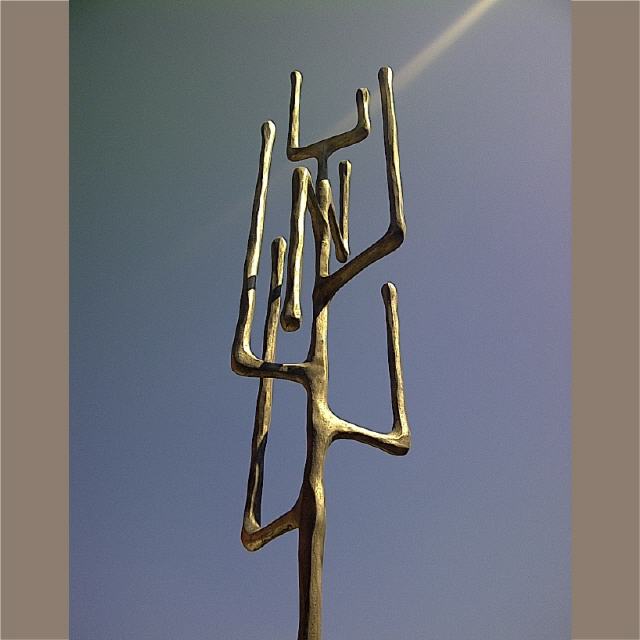 Besinnung / 2012 / Aluminium / H265 cm + Sockel / RW315 