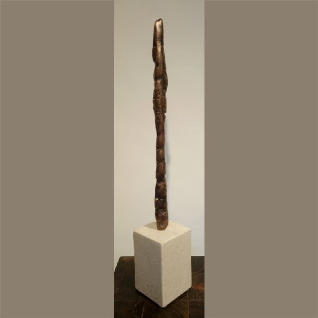 Ereignisse #3 / 2018 / Bronze auf Kalksteinsockel / H62 cm / RW529