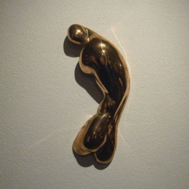 Fließender Körper / 2015 / Bronze / H43 cm / RW354B