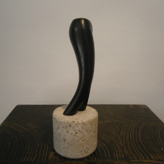 Weiblicher Torso / 2004 / Messing / H12 cm + Sockel 5 cm / RW332
