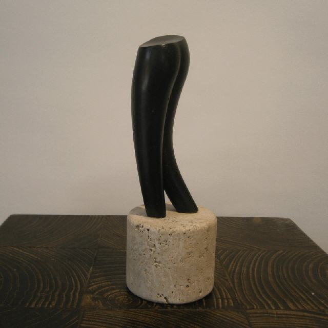 Weiblicher Torso / 2004 / Messing / H12 cm + Sockel 5 cm / RW332
