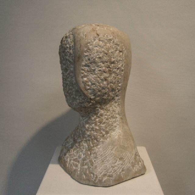Kopf / 2017 / Kalkstein (Levante Crema) / H39 cm / RW488