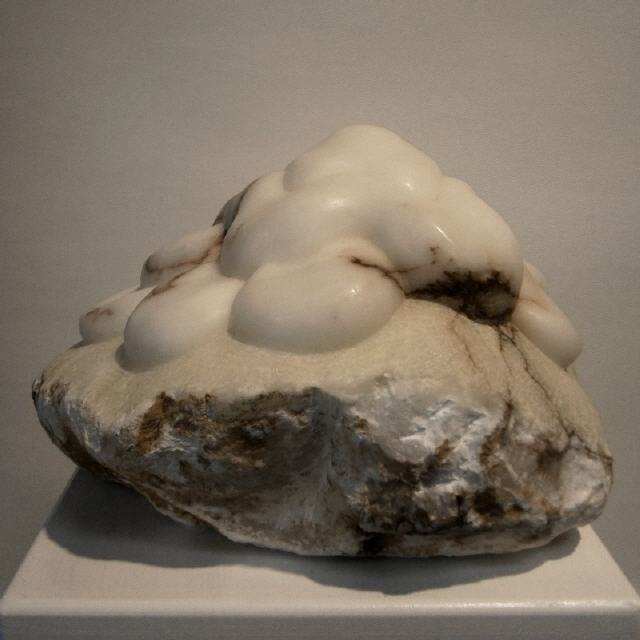 Leuchtskulptur / 2017 / Alabaster / B35 cm