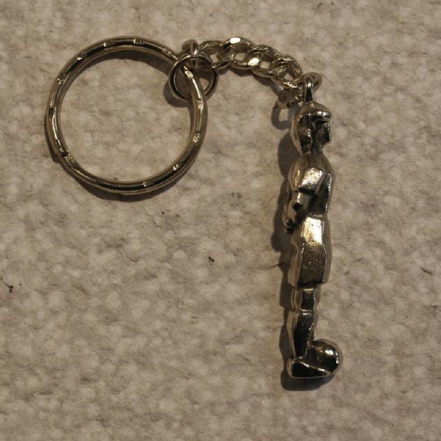 Anh&auml;nger "BRUNO" / Messing / L52 mm + Kette / RW550M 