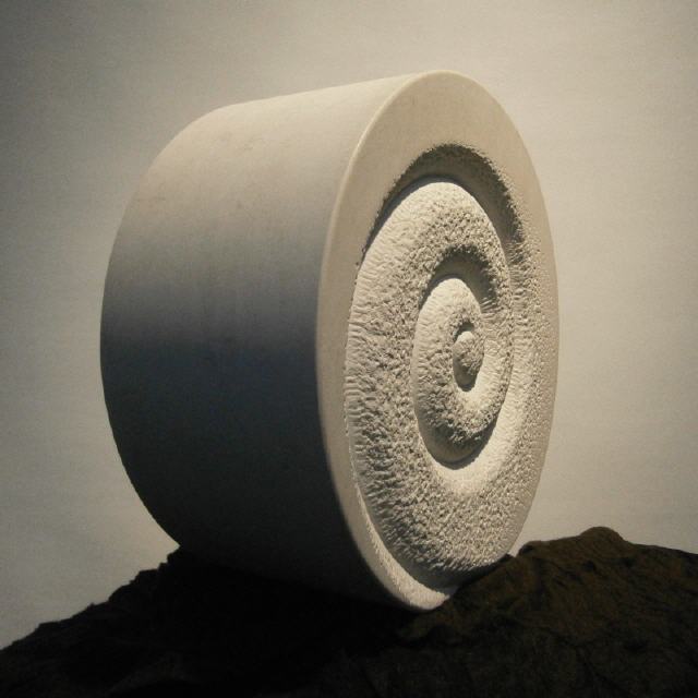 Spirale (Relief) / Kalkstein / D40 cm