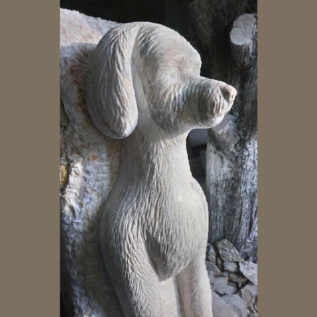Hund / Marmor / H120 cm / 2.000 kg